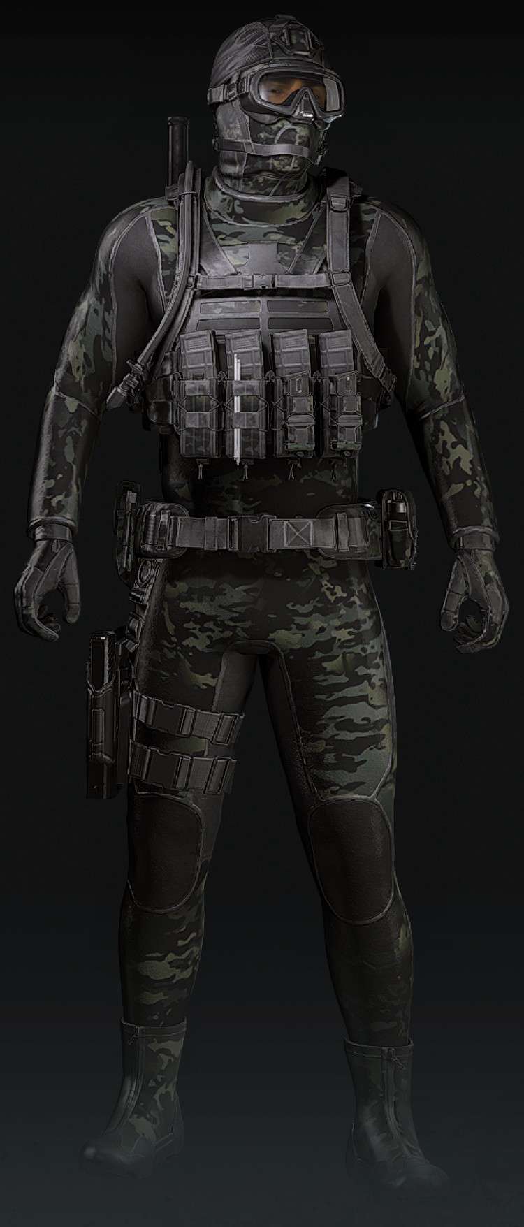 Example combat diver loadout
